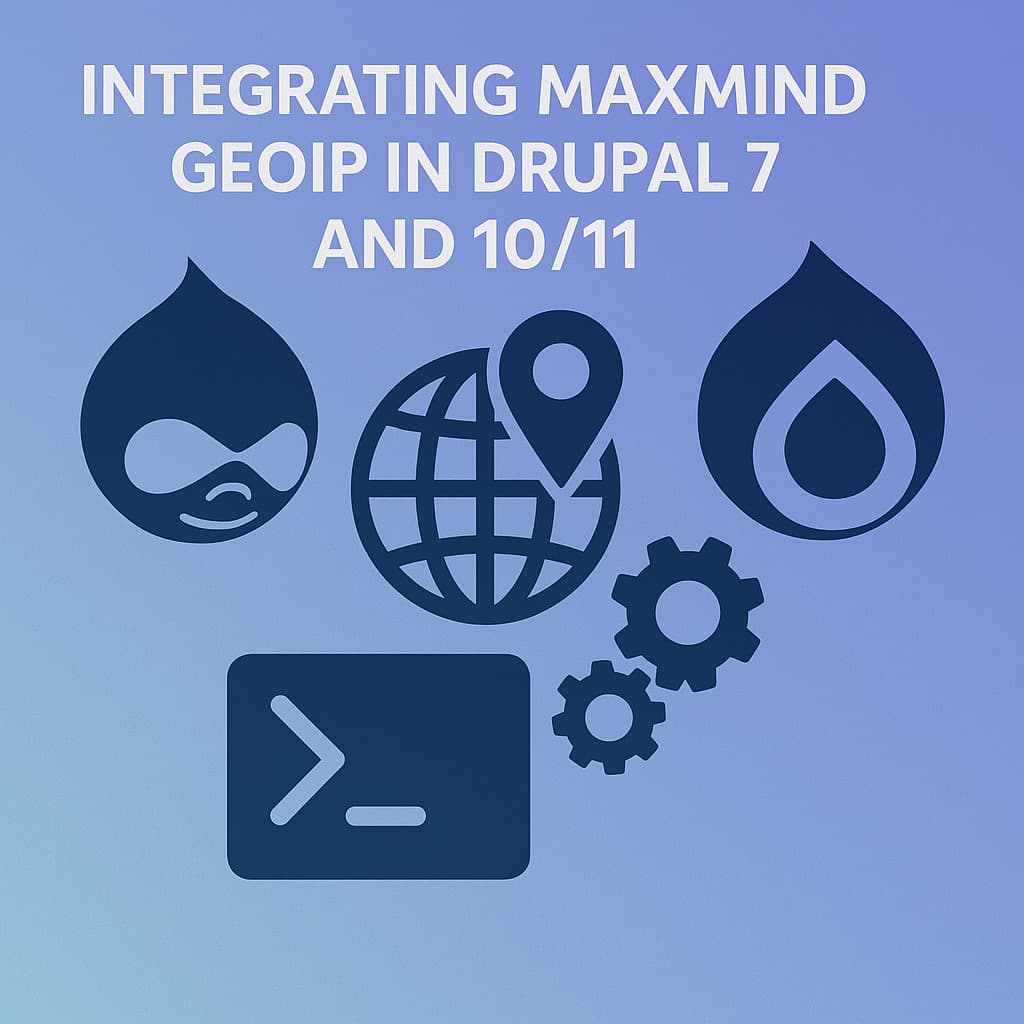 Настройка GeoIP на Drupal 7 и Drupal 10, 11